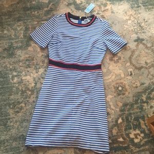 Draper James Striped Persely Ponte Dress